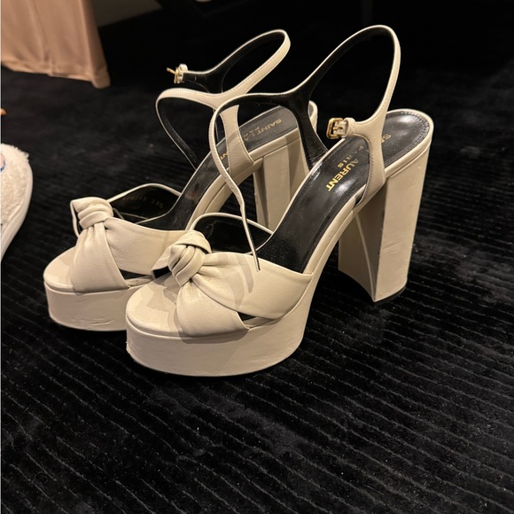 Saint Laurent Bianca Platform Sandals - size 40 - Picture 3 of 7